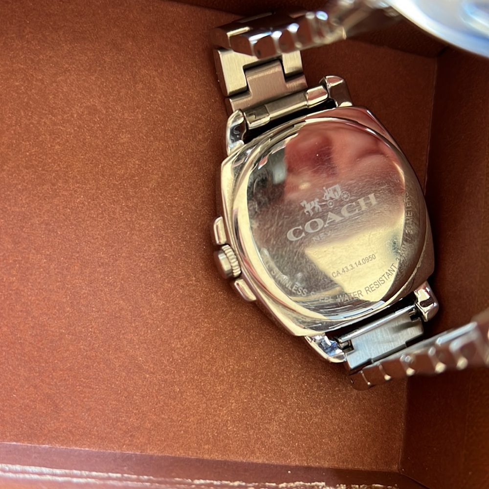 Coach Boyfriend watch in silver - Picture 4 of 8